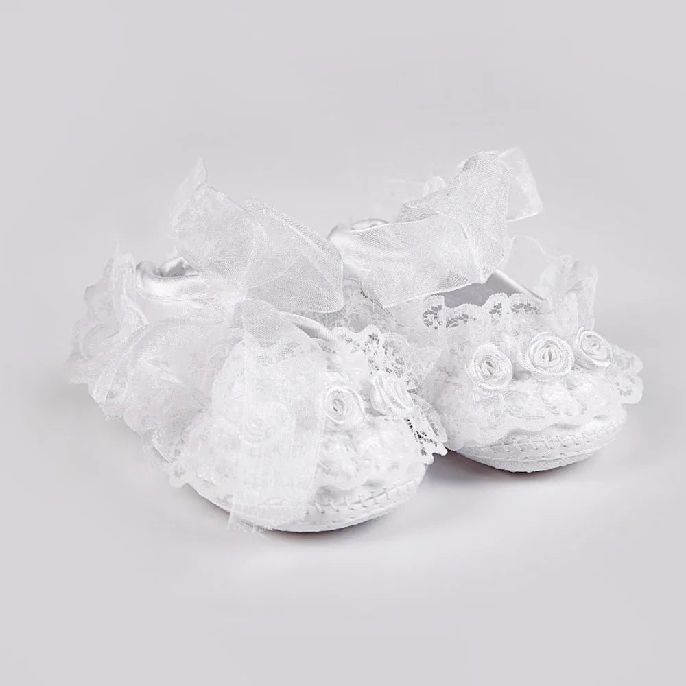 Sapatinho Infantil Branco com Laço