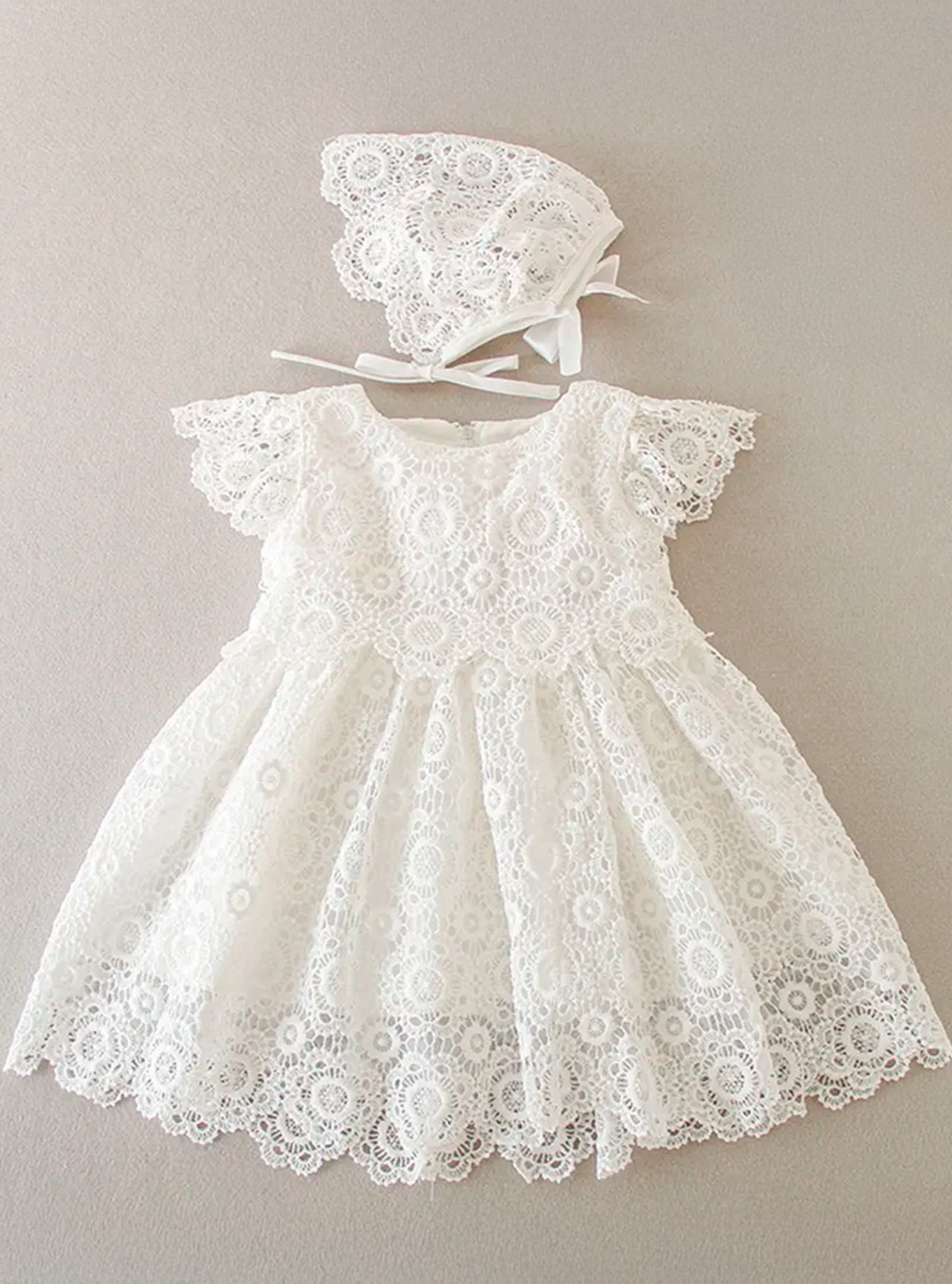 Vestido Infantil de Batizado Ester