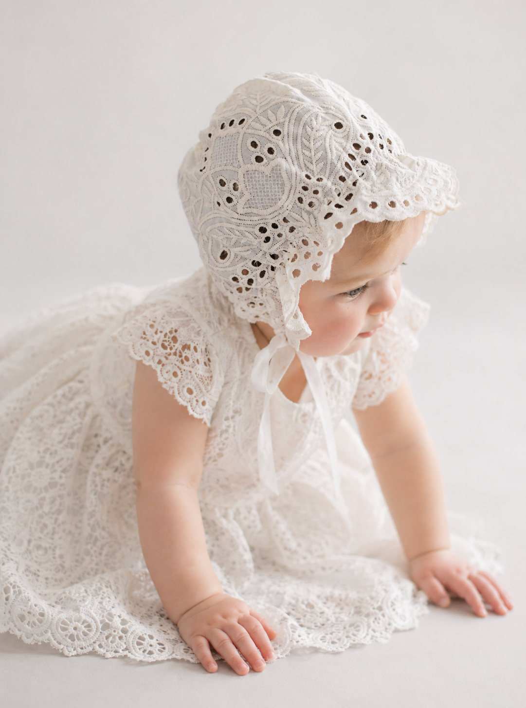 Vestido Infantil de Batizado Ester