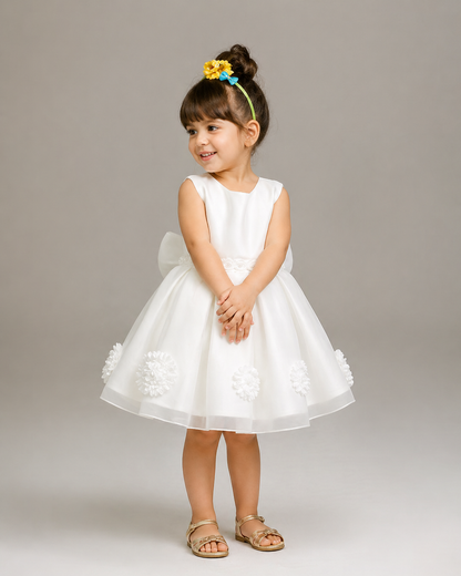 Vestido Infantil de Batizado Rute