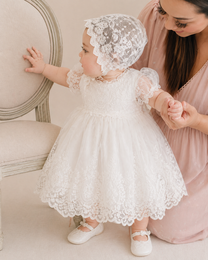 Vestido Infantil de Batizado Débora