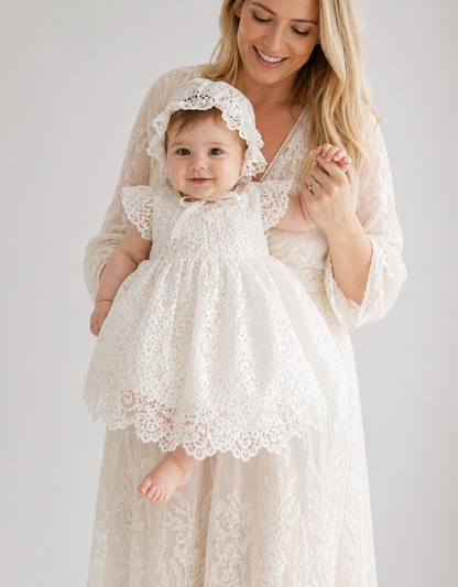 Vestido Infantil de Batizado Ester