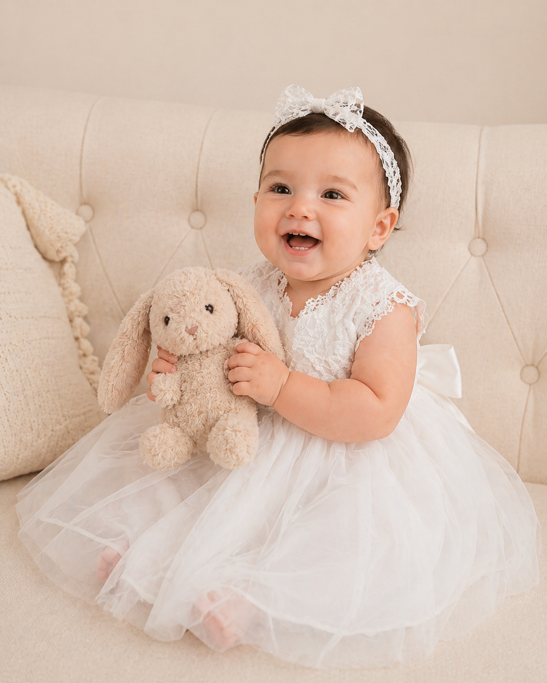 Vestido Infantil de Batizado Marta