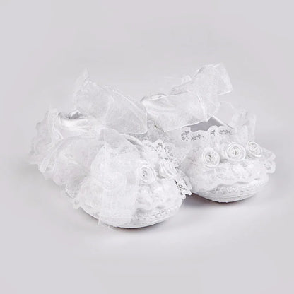 Sapatinho Infantil Branco com Laço