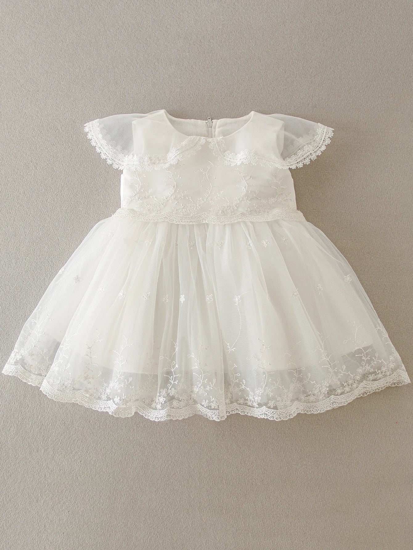 Vestido Infantil de Batizado Sara