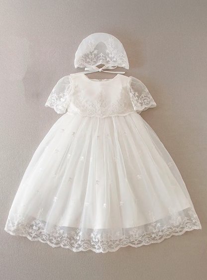 Vestido Infantil de Batizado Rebeca