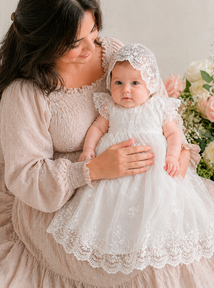 Vestido Infantil de Batizado Amanda