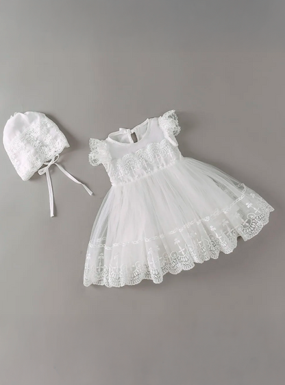 Vestido Infantil de Batizado Amanda