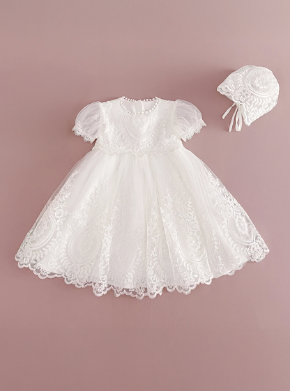 Vestido Infantil de Batizado Débora